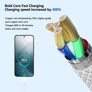 <span class=keywords><strong>C</strong></span>âble <span class=keywords><strong>USB</strong></span> en Nylon Tressé Pas Cher PD 60W Charge Rapide Type-<span class=keywords><strong>C</strong></span> <span class=keywords><strong>vers</strong></span> Type-<span class=keywords><strong>C</strong></span> <span class=keywords><strong>C</strong></span>âble de Données 1m 2m 3A Double <span class=keywords><strong>USB</strong></span>-<span class=keywords><strong>C</strong></span> pour Téléphone Mobile - Product Image 5