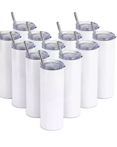 Stainless Steel 20OZ Straight <b>Tumbler</b> <b>Straw</b> Double Wall Vacuum Insulated BPA Free 6-12 Hours Thermal Performance <b>Tumbler</b> - Product Image 1