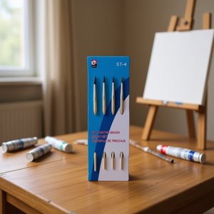 MNJ Oil Paintbrush Set ST-4 12Pcs Professional Art Painting Brushes for Artists and Hobbyists - Product Image 2