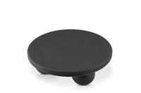 Meubles de salon modernes, table basse centrale noire, pieds boule ronds nordiques, table basse en bois