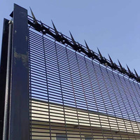 Panneau de clôture anti-escalade 358 pour bâtiment gouvernemental, maille de sécurité 76,2x12,7 mm, clôture 358, maille 50x50 mm