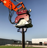 Martillo Vibratorio de Alta Frecuencia para Excavadoras Mini de 6-8 Toneladas, Hidráulico, para Construcción y Colocación de Pilotes