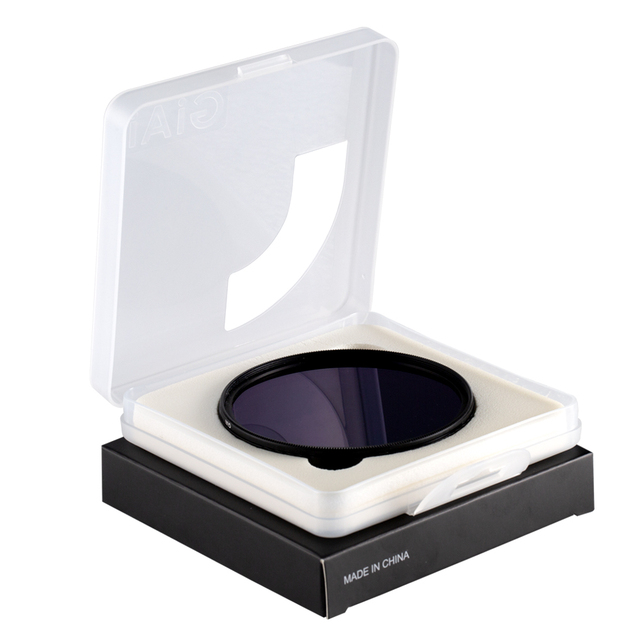 GiAi OEM VND2-400 Camera Lens Filter Variable Neutral Density Filter 52 58 62 67 72 77 82 86 for Sony Nikon Cannon Photography
