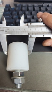 Nylon cửa trượt ròng rọc cửa trượt con lăn nylon với l-hình dạng khung trượt cổng hướng dẫn con lăn với L bài khung - Product Image 5