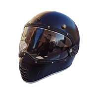 Casques de Moto Rétro Personnalisés et Stylés avec Lunettes pour un Look Classique et Vintage