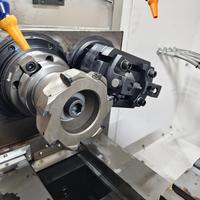 CNC 1520 Rijit Düz Yataklı Ağır Hizmet Tipi Mil İşleme Uç Yüzey Frezeleme Merkezi Delik Delme Kombine Takım FANUC Kontrol 4 CE