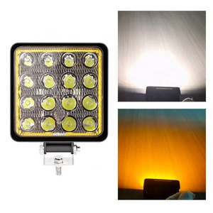 Projecteur de travail LED haute puissance 48W 4x4 12V-24V carré pour camion, projecteur de recul tout-terrain, barres lumineuses LED pour camion, tracteur, remorque - Product Image 5