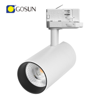 Projecteur LED sur rail à prix d'usine, 15W, sans scintillement, 1300-1400lm, 3000K blanc chaud, non dimmable, pour usage intérieur et bureaux, garantie 5 ans