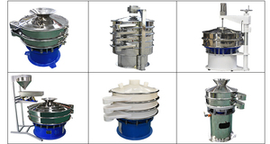 Thực Phẩm Lớp Tròn Lưới Quay Rung Bột Sàng Vòng Rung Màn Hình Máy Cho Bột Cà Phê - Product Image 6