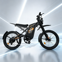 Vélo de route sportif en alliage d'aluminium 2000W 24 pouces avec moteur à moyeu arrière, batterie au lithium 48V 30Ah, vélo électrique