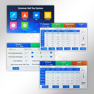 Equipamento de Bancada para Teste de Injetores Common Rail Diesel Piezoelétricos Eletromagnéticos CRS330 com 6 Injetores - Product Image 3