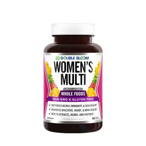 OEM 개인 라벨 여성용 종합 비타민 필수 영양소 과일 채소 전체 식품 종합 비타민 캡슐