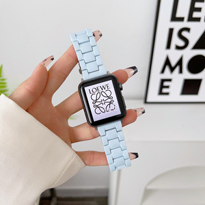 <span class=keywords><strong>Bracelet</strong></span> de montre en résine couleur bonbon pour <span class=keywords><strong>Apple</strong></span> <span class=keywords><strong>Watch</strong></span> <span class=keywords><strong>SE</strong></span> 41 42 45 44 46 49mm – Remplace les bracelets de montre - Product Image 6