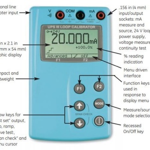 เครื่องมือปรับเทียบกระบวนการแบบพกพา Druck UPS III High Calibrator - Product Image 2