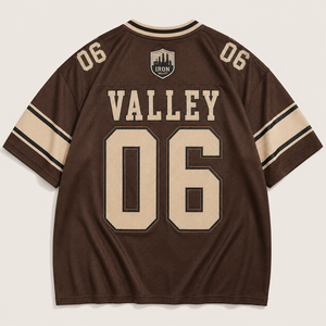 Custom Vintage American Football Jersey Oversized Heritage Style Printed Short Breathable Comfortable Streetwear <b>Fan</b> Apparel - Product Image 3