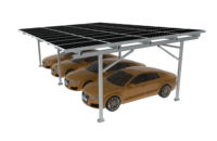 Système de structure de rayonnage solaire PV à montage au sol facile à installer Garantie de 10 ans sur le matériau AL6005-T5/SUS304 étanche
