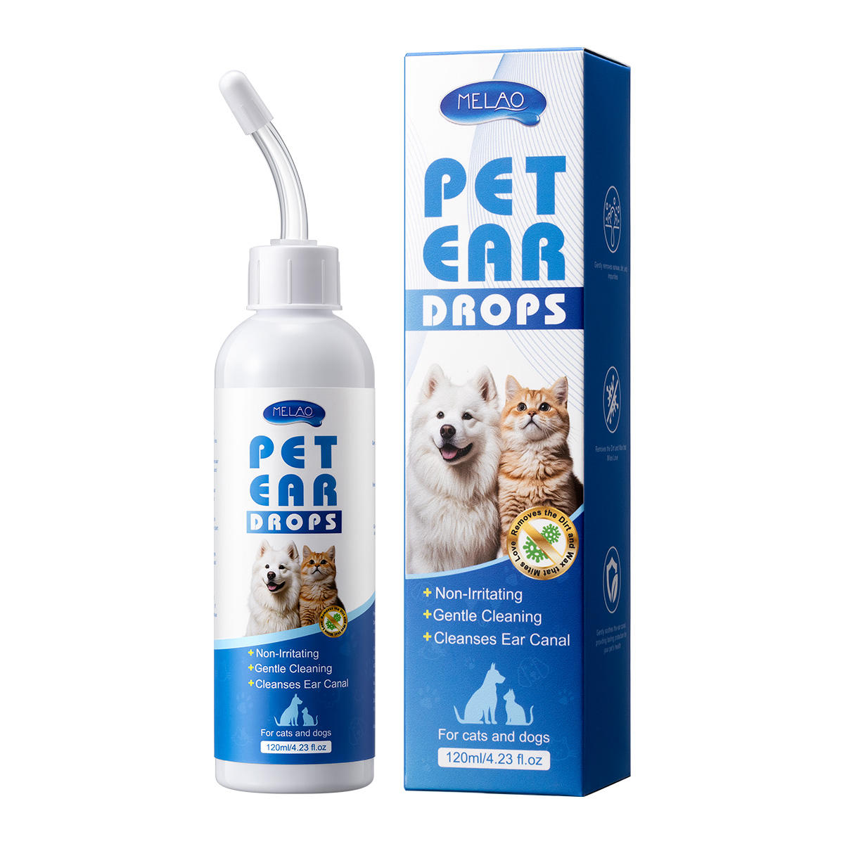 Limpiador de Oídos para Mascotas en Gotas