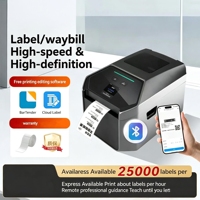 Impresora de Etiquetas Térmicas de Escritorio SHUNQI de Alta Resolución 300DPI, 80mm, Creador de Etiquetas de Códigos de Barras, Lector de Códigos QR 2D, Compatible con Impresoras POS