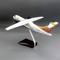 Modèle d'avion en résine moulé sous pression Druk Air Airlines ATR 42-600 à l'échelle 1/70, 32 cm, avec hélice