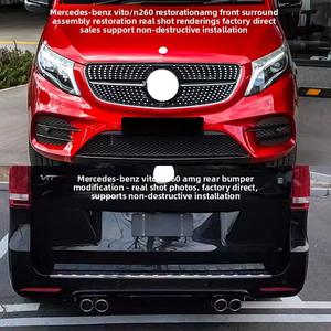 Kit Carrozzeria Stile AMG per Mercedes-Benz <span class=keywords><strong>Classe</strong></span> <span class=keywords><strong>V</strong></span> V260 Vito, Aggiornamento per Modelli W447, Parafango Posteriore in ABS+PP Prodotto in Cina - Product Image 4
