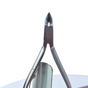 Professional Stainless Steel <b>Nail</b> Nippers Straight Blade Pointed Tip Shape Finger Use Adult <b>Nail</b> <b>Tool</b> Durable Wide Jaw Opening - Product Image 1