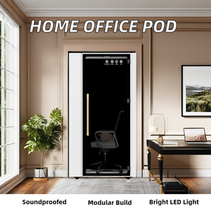 Hiện Đại Trong Nhà Di Động Studio Văn Phòng Pod Dễ Dàng Để Lắp Ráp Di Động Làm Việc Nghiên Cứu Vỏ Cách Âm Khung Nhôm Cho Văn Phòng Xây Dựng - Product Image 4