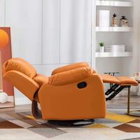 Canapé inclinable en cuir en vente chaude, canapé inclinable manuel électrique, fauteuil inclinable simple