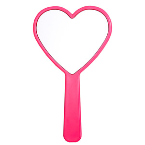 New Arrival Heart Shape <b>Small</b> Handheld Makeup <b>Mirror</b> Personalized Private Label Beauty Cosmetics Product - Product Image 1