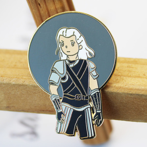 Gran oferta, insignia de Pin de Metal chapado en oro, disfraz de Kimono de <span class=keywords><strong>Geisha</strong></span> japonés personalizado, Pin de solapa de esmalte duro para niña para Decoración - Product Image 4