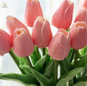 Fiori Artificiali di Tulipano Mini in PU, Effetto Realistico, per Decorazioni Casa, Matrimoni, Feste, Centrotavola - Product Image 2