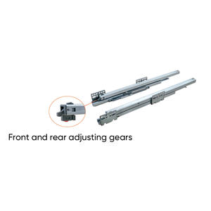 Fermeture en douceur à profil bas pour tiroir coulissant à montage latéral avec cadre en métal, pour armoire de cuisine/armoire de luxe - Product Image 3