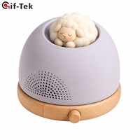 Mignonne figurine de mouton NFC, haut-parleur interactif, lecteur audio pour enfants, raconteur d'histoires, boîte à musique, base en bois OEM, machine sonore