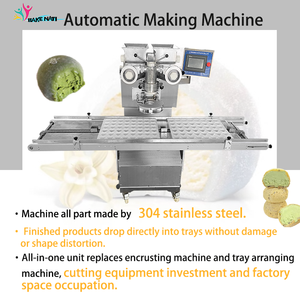 Machine multifonctionnelle automatique pour l'encrustation et l'agencement de mochi glacé et de daifuku, avec fonction d'alimentation automatique par plateau - Product Image 3