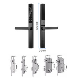 Kasman ตัวล็อกประตูอัจฉริยะแบบบางกันน้ำไวไฟ<span class=keywords><strong>เครื่อง</strong></span><span class=keywords><strong>สแกน</strong></span><span class=keywords><strong>นิ้ว</strong></span>อลูมิเนียมปลดล็อก Tuya แอปเข้ากันได้กับสำนักงานบ้าน - Product Image 5