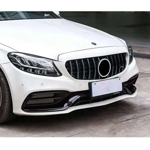 Kit de petite carrosserie de haute qualité pour 2015-2021 <span class=keywords><strong>classe</strong></span> C W205 mise à niveau C63 63S style <span class=keywords><strong>AMG</strong></span> avec calandre de pare-chocs avant - Product Image 6