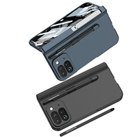   Étui pour téléphone pliable Pixel 9 Pro avec protection intégrale de l'écran, support pour stylet, en PC, conception magnétique