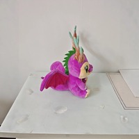 Nouvelle Peluche Unisexe de Haute Qualité, Pterosaure Anime en Position Debout, Poupée Jouet, Artisanat Personnalisable, Matière Polyester, Maternité