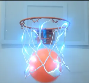 2020 LED玩具迷你篮球架带led篮球网儿童幼儿园挂玩具篮板