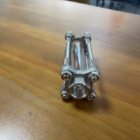 Verre de niveau industriel SS316 poli à filetage complet pour huile moteur diesel LSMSFI