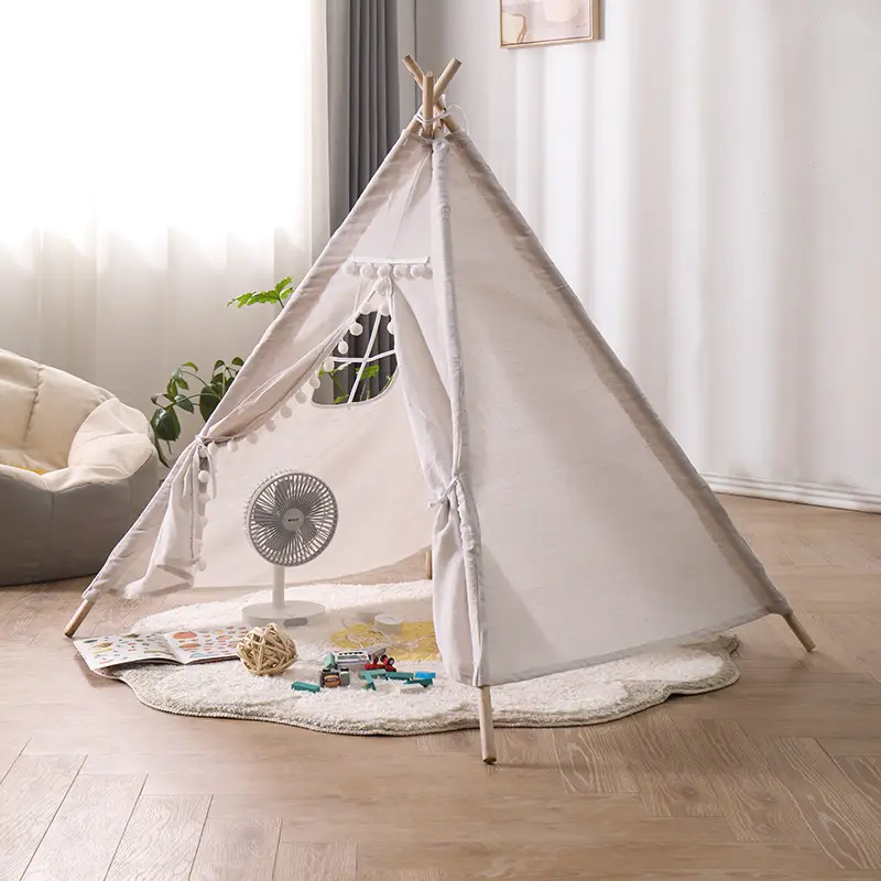 Hot Verkoop Tent Playhouse Canvas Voor Kinderen Grote Kinderen Playhouse Uniek Design Playhouse Tipi Tent