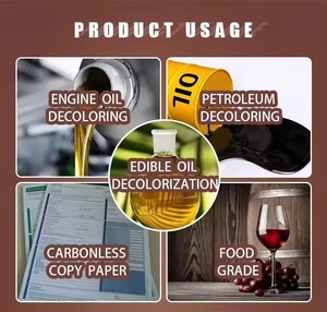 Terriccio decolorante attivo per il riciclo di olio lubrificante esausto, conforme FDA e approvato ISO9001, con eccellente potere decolorante. - Product Image 4