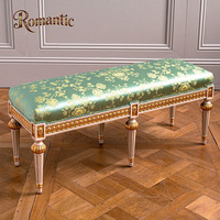 Ensemble de lit king size réglable de style français luxueux, style rococo, blanc or, bois massif assemblé, meubles élégants et anciens