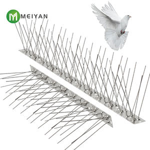 Vente directe d'usine, pointes anti-pigeons en acier inoxydable massif SS304, respectueuses de l'environnement, clôture anti-pigeons - Product Image 1