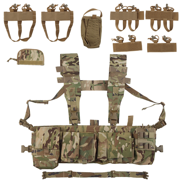 SIVI UW Security Commuting Camouflage Tactical Patrol Chest Pendant High Load Molle Chest Rig