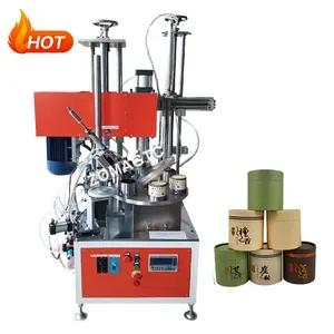 Hoge Efficiëntie Automatische Papier Buis Curling Trimmen Machine Voor Papier Kan Rand Buigen Machine Kan Koolstof Wikkeling Machine