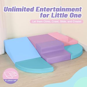 Blocs d'escalade en mousse douce et durable, confort et soutien, pour enfants, escalade, saut et exploration - Product Image 6