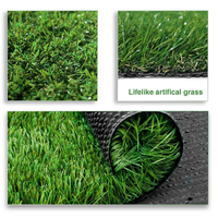 Long paysage naturel gazon artificiel tapis de sport en rouleau tapis de golf en plastique pour les fêtes d'anniversaire