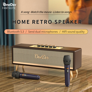 Nueva barra de sonido Oneder D8 altavoces portátiles sistema Hi-Fi <span class=keywords><strong>DJ</strong></span> altavoces grandes Bluetooth karaoke altavoz con micrófono - Product Image 4