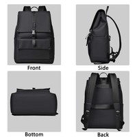 T587 Nueva Mochila para Portátil de 15 Pulgadas, Impermeable, de PU, para Hombre, Informal, para Viajes, para Estudiantes Universitarios