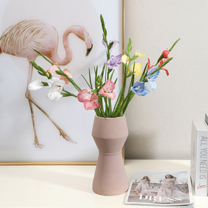 زهور الجلاديولس الاصطناعية بالجملة، زينة منزلية نوردية لغرف النوم وغرف المعيشة، ديكورات للتصوير الفوتوغرافي ملونة - Product Image 3